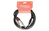 Кабель аудио Jack - Jack FORCE FLC-15/3 3.0m
