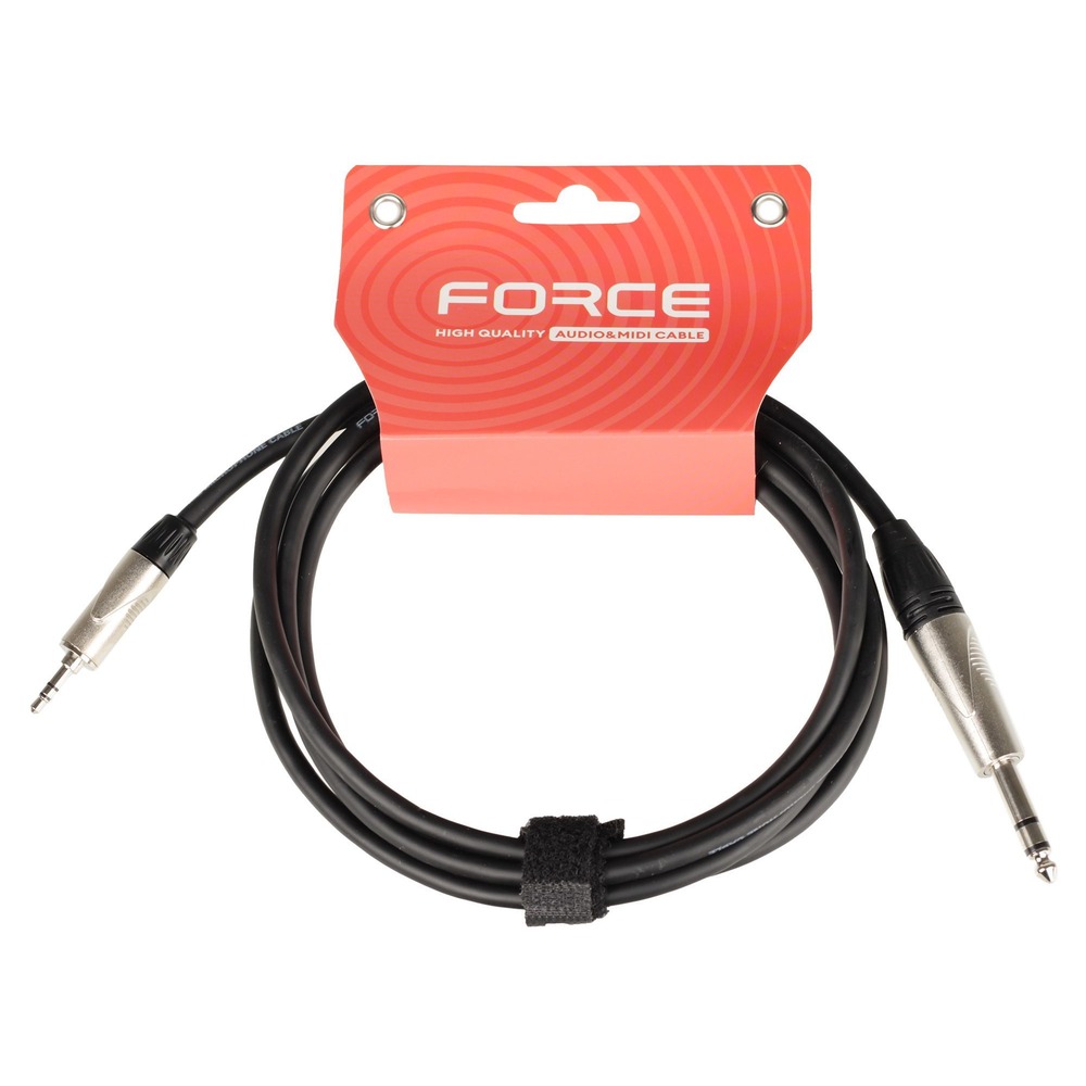 Кабель аудио Jack - Jack FORCE FLC-150/2 2.0m