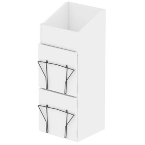 Система хранения виниловых пластинок Glorious Record Box Display Door White