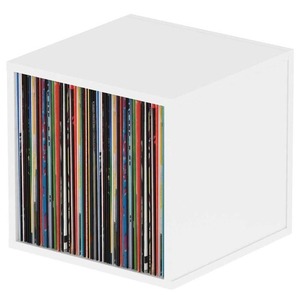 Система хранения виниловых пластинок Glorious Record Box White 110
