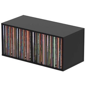Система хранения виниловых пластинок Glorious Record Box Black 230