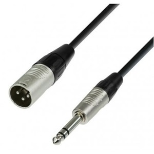 Кабель аудио Jack - XLR Adam Hall K4BMV0030 0.3m