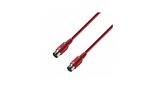 Кабель аудио MIDI - MIDI Adam Hall K3MIDI0075RED 0.75m