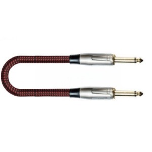 Кабель аудио Jack - Jack Leem FBS-5 BK/RD 5.0m