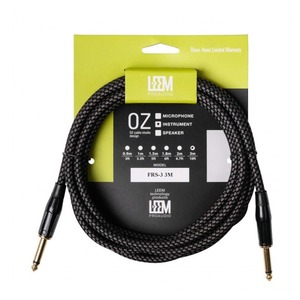 Кабель аудио Jack - Jack Leem FRS-3 GR/BK 3.0m