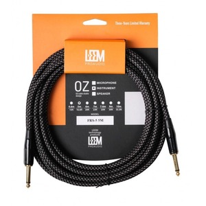 Кабель аудио Jack - Jack Leem FRS-5 GR/BK 5.0m