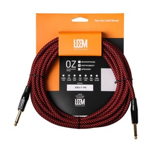 Кабель аудио Jack - Jack Leem FRS-5 RD/BK 5.0m