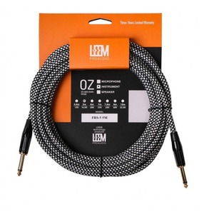 Кабель аудио Jack - Jack Leem FRS-5 WH/BK 5.0m