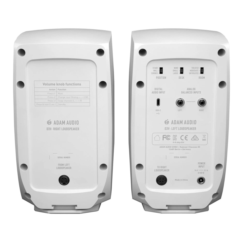 Студийный монитор ADAM Audio D3V White