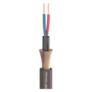 Кабель микрофонный в нарезку Sommer Cable 200-0711 SC-CLUB BLACK ZILK 100.0m