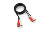 Кабель аудио RCA - RCA Cablexpert CCA-2R2R-5M-N 5.0m