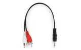 Кабель аудио Jack - RCA Cablexpert CCA-458-0.2M-N 0.2m