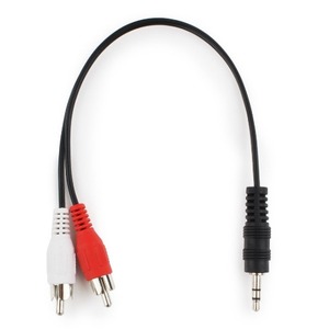 Кабель аудио Jack - RCA Cablexpert CCA-458-0.2M-N 0.2m