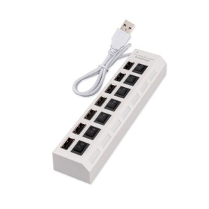 Разветвитель USB2.0 Gembird UHB-U2P7-01W