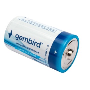 Батарейка Gembird GB-LR20-4B, тип D(LR20), 4шт, коробка