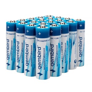 Батарейка Gembird GB-LR6-20B, тип AA, 20шт, коробка