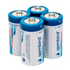 Батарейка Gembird GB-R14P-4B, тип С(R14P), 4шт, коробка