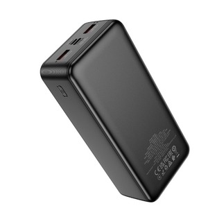 Портативный аккумулятор hoco 6942007634854 J136B, с дисплеем, черный