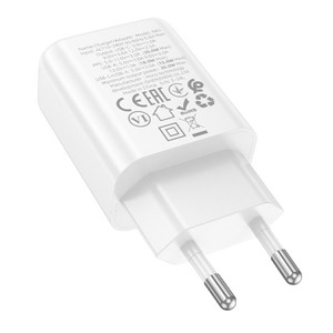 Зарядное устройство сетевое hoco 6942007644365 N63, белый