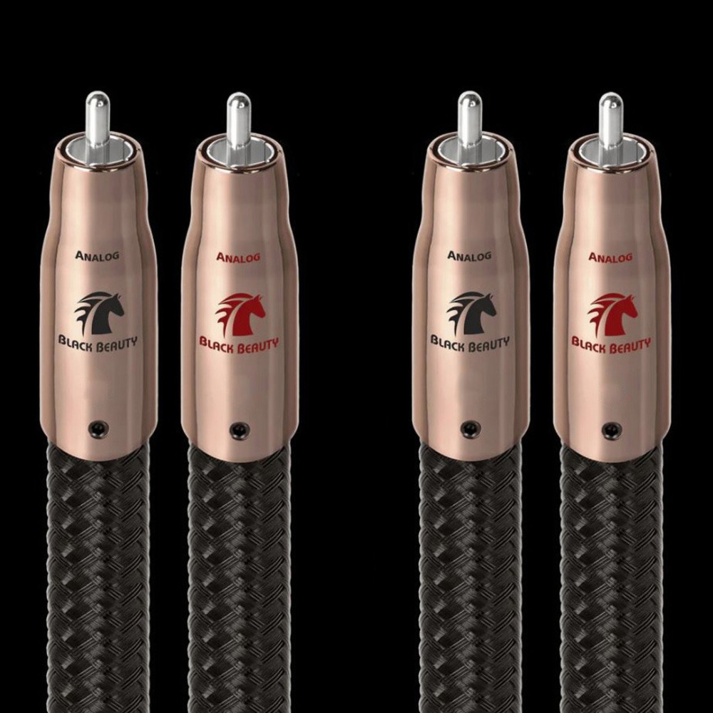 Кабель аудио RCA - RCA Audioquest Black Beauty 2RCA-2RCA 0.6m