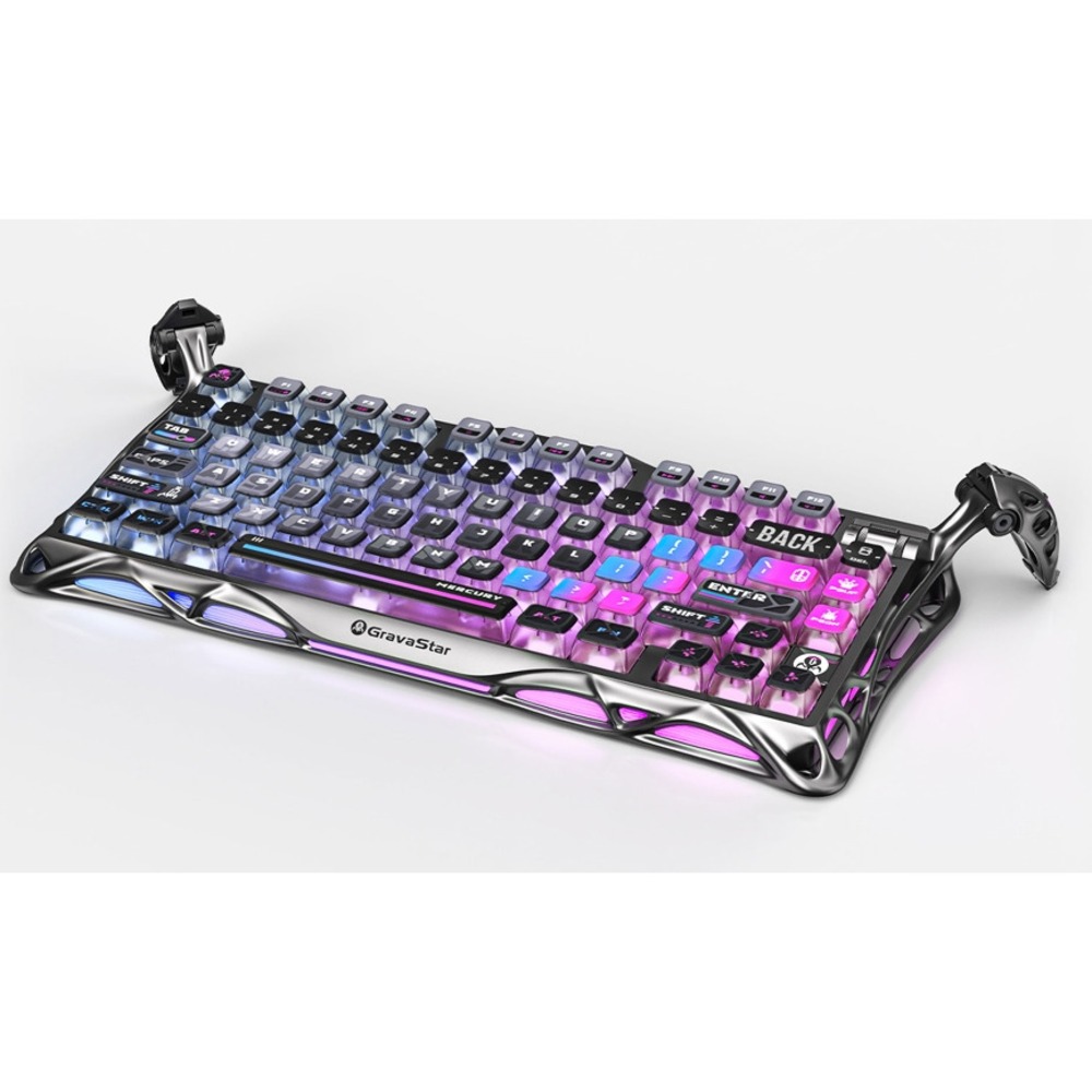 Клавиатура компьютерная GravaStar Mercury K1 Pro Cyberpunk BLK