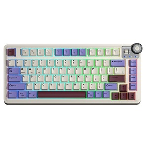 Клавиатура компьютерная AULA AU75 Beige-Purple-Red