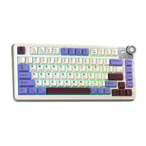 Клавиатура компьютерная AULA AU75 Beige-Purple-Red