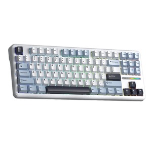 Клавиатура компьютерная AULA F87 3in1 (BT, 2.4 GHz, Wired) Blue-White-Purple