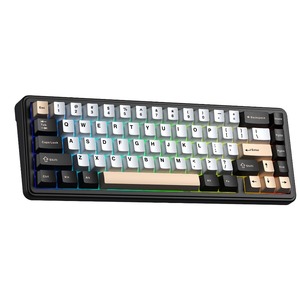 Клавиатура компьютерная AULA F65 White-Black-Pink