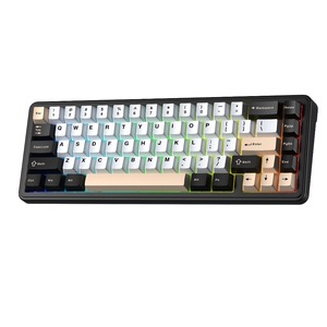 Клавиатура компьютерная AULA F65 White-Black-Pink