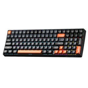 Клавиатура компьютерная AULA S100 Black-Gray-Orange