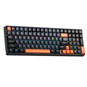 Клавиатура компьютерная AULA S100 Black-Gray-Orange