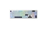 Клавиатура компьютерная AULA F108 Pro Light Blue-White-Black