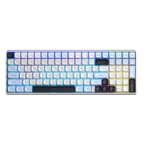 Клавиатура компьютерная AULA S100Pro Blue-White-Black