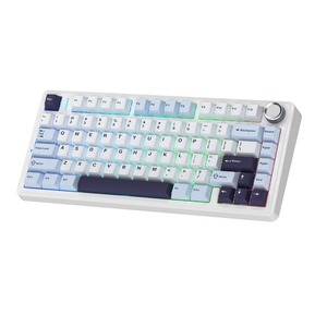 Клавиатура компьютерная AULA F75 White-Blue-Dark Purple Blue Switches