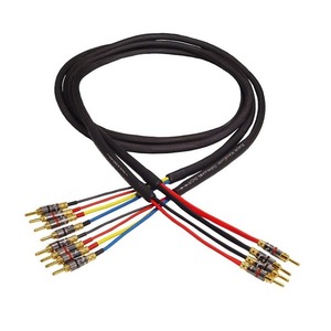 Кабель акустический Black Rhodium Polar Samurai DCT++ BW Spade-Banana 2.5m