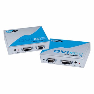 Передача по витой паре DVI, данные (RS-232) и аудио Gefen EXT-DVIRS232-CAT5N