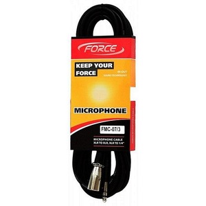 Кабель аудио Jack - XLR FORCE FMC-07/3 3.0m