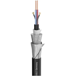 Кабель микрофонный в нарезку Sommer Cable 200-0051T Tempoflex Black 100.0m