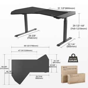 Стол игровой Eureka ERK-EDI-FS-MSW