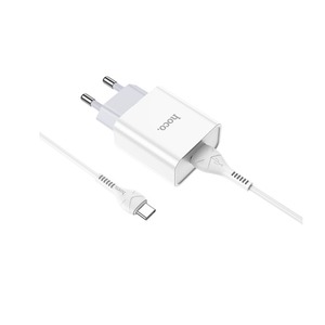 Зарядное устройство hoco 6931474727961 C81A белый 1.0m