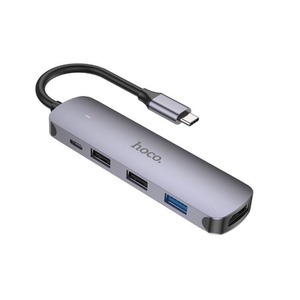 Док-станция Type-C hoco 6931474769329 HB27 алюминий