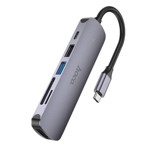 Док-станция Type-C hoco 6931474769336 HB28 алюминий