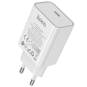 Зарядное устройство сетевое hoco 6942007652063 C14 белый