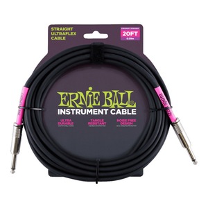 Кабель инструментальный прямой Ernie Ball 6046 6.0m