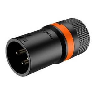 Разъем XLR Roxtone LX3M-Black/Orange
