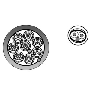 Кабель мультикор в нарезку BELDEN 1512ENH.00500 Gray