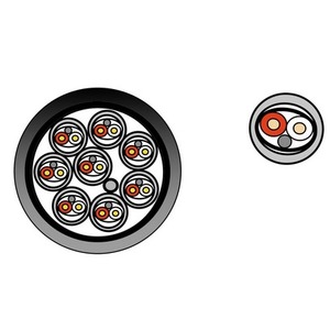 Кабель мультикор в нарезку BELDEN 70032.00100 Black