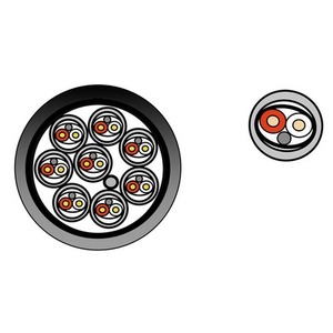 Кабель мультикор в нарезку BELDEN 70036.00250 Black