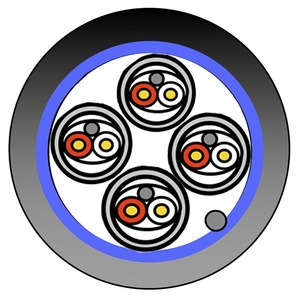 Кабель мультикор в нарезку BELDEN 70058CH.00500 Violet